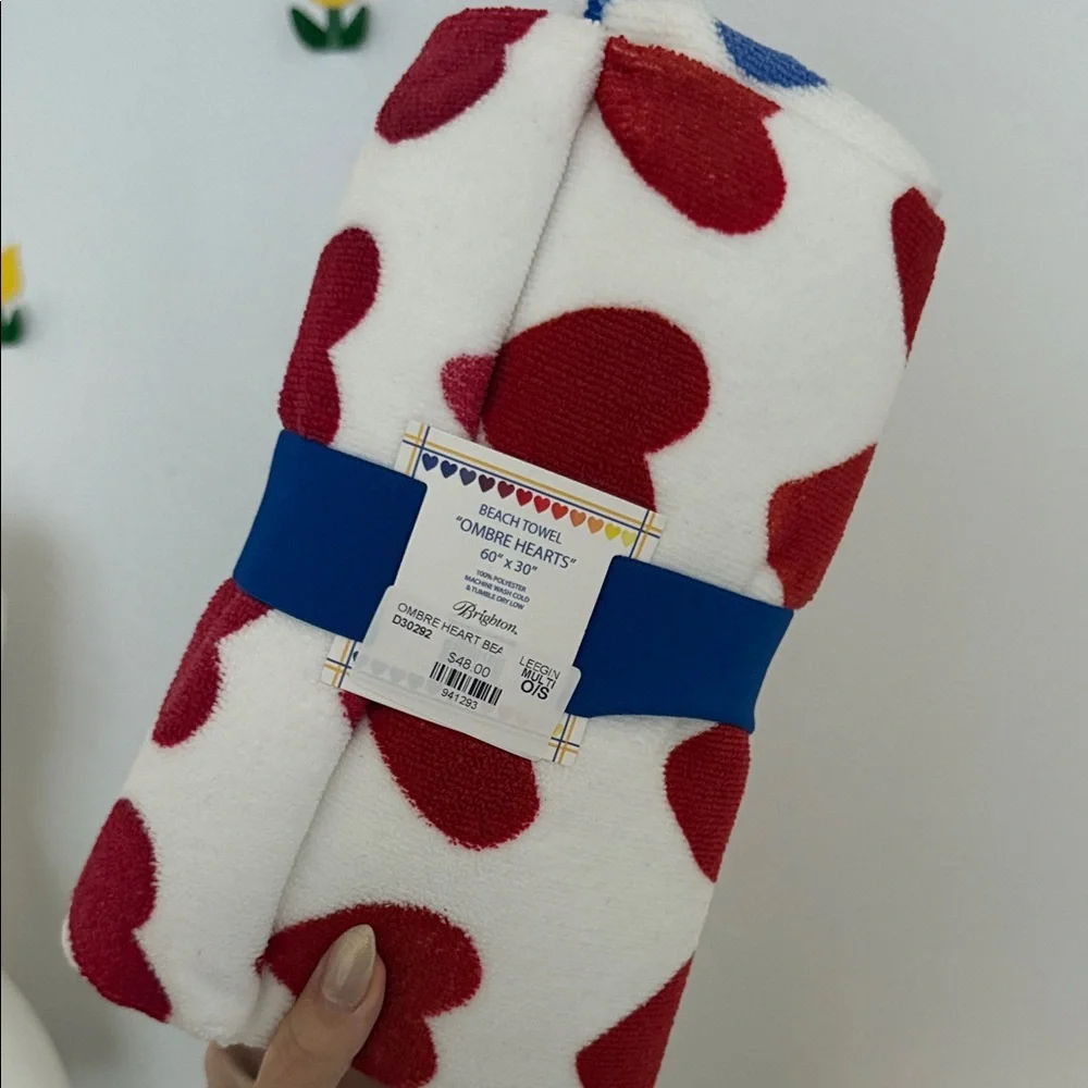 Brighton Fun in the Sun Red Heart Towel